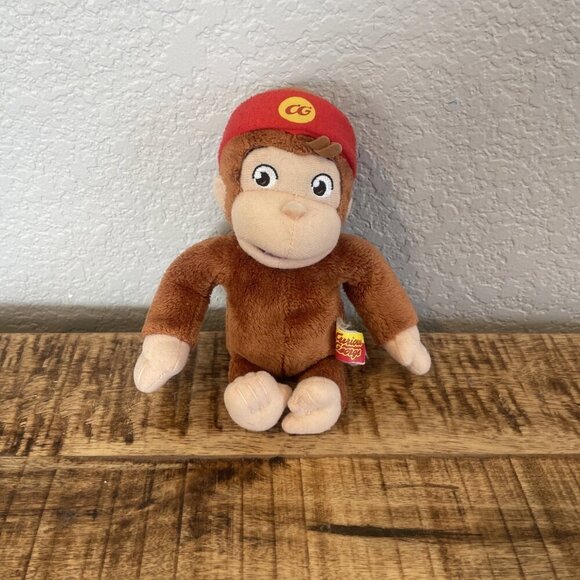 Marvel Toys CURIOUS GEORGE Movie Official Beanie Plush   Toy Monkey 2006 - Picture 7 of 8